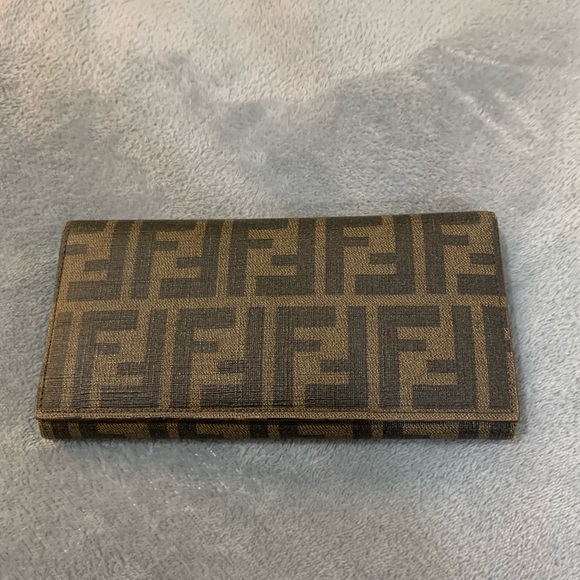 Fendi Handbags - Fendi vintage Zucca long wallet